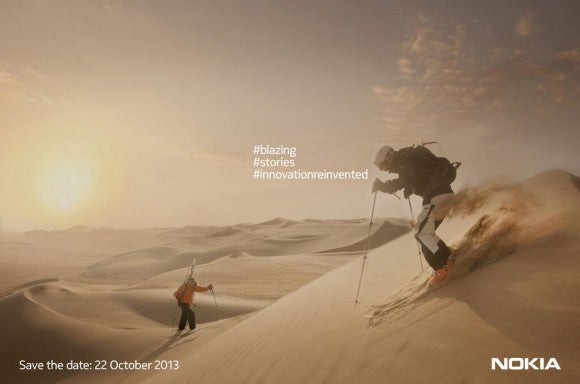 Nokia tweets an image about a media event for October 22nd - Nokia tweet teases October 22nd event; date could see Nokia Lumia 1520 launch