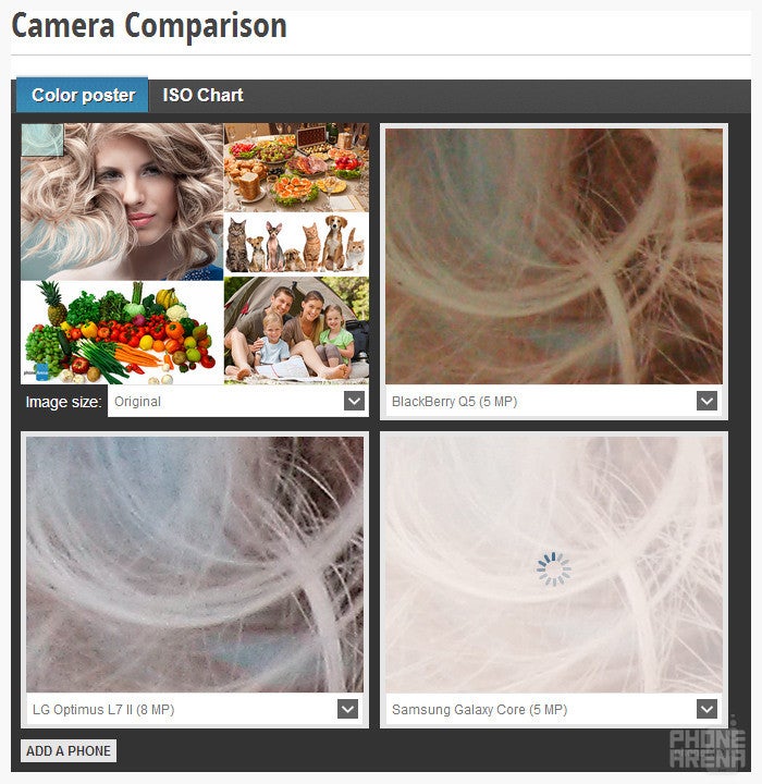 Preview of PhoneArena&#039;s camera comparison tool - Check out our super awesome smartphone camera comparison tool!