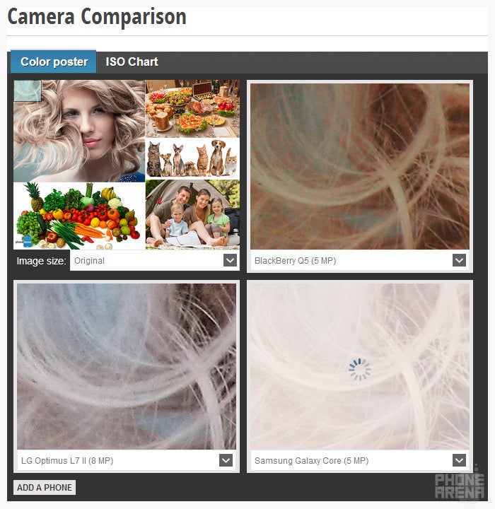 Preview of PhoneArena's camera comparison tool - Check out our super awesome smartphone camera comparison tool!