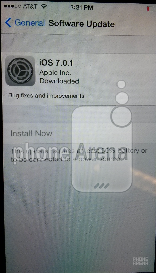 Apple is sending out iOS 7.0.1 - Apple starts to release iOS 7.0.1