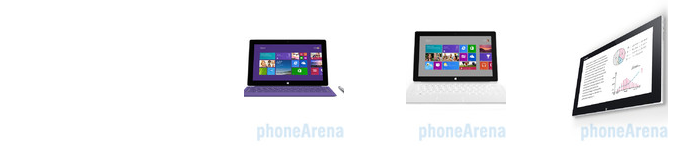 Microsoft Surface Pro 2 vs Pro vs Sony Vaio Tap 11 specs comparison