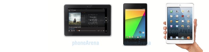Kindle Fire HDX 7 vs Nexus 7 (2013) vs Apple iPad mini