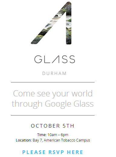 Google Glass will tour the U.S. with the first stop being Durham, North Carolina - Google Glass to tour in U.S.; Durham, North Carolina is first up