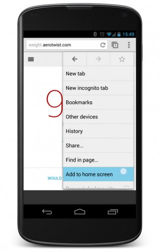 Cross-platform web apps arrive to your Android homescreen with new Chrome beta 31