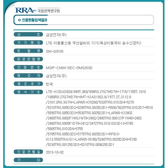 Mysterious Samsung SM-G910S certified, could be Galaxy Round, Note 3 with flexible display, or both