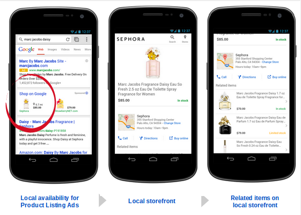 Google shopping now brings localized results - Google Shopping search now brings localized results