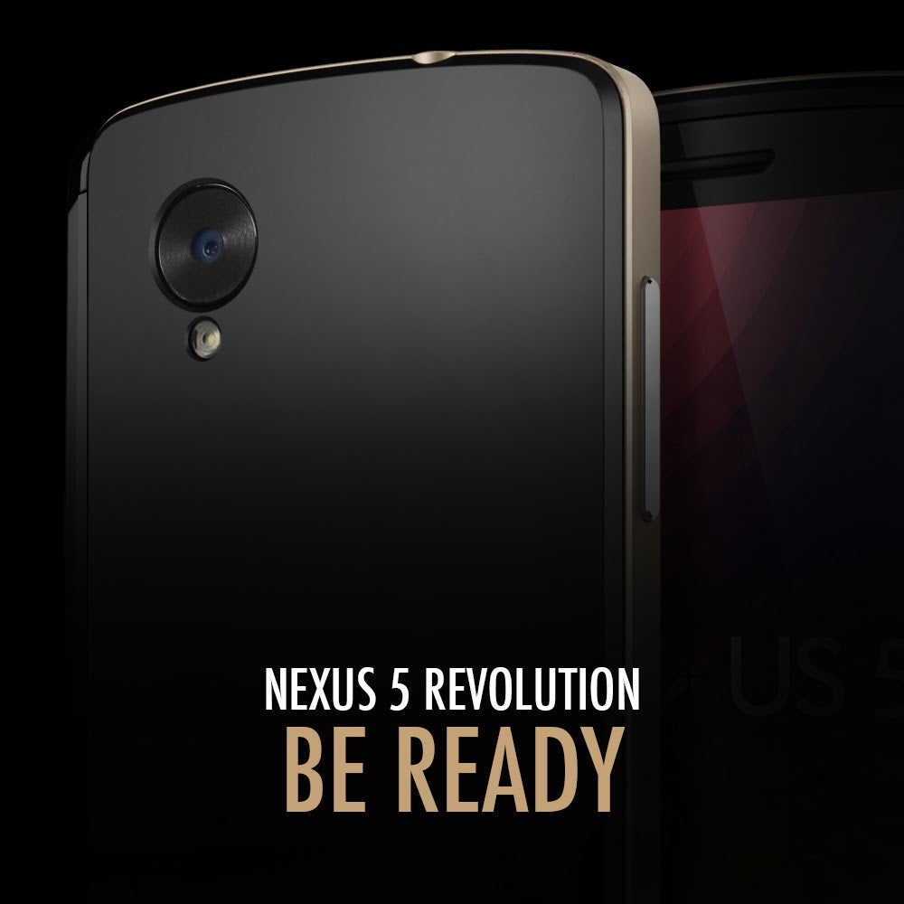 Nexus 5 render surfaces, teased by case-maker Spigen