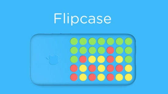 Flipcase is the first game that makes full use of Apple's new iPhone 5c dotted case