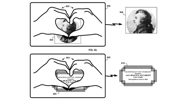 Google patent may let you "heart" things with Glass