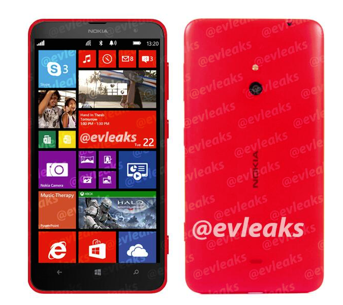 Render of the Nokia Lumia 1320, rumored to be heading to Verizon - Render of Nokia Lumia 1320, aka Batman, gets tweeted