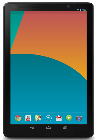 Alleged press render of the Asus built Google Nexus 10 (2013) - Press render of Google Nexus 10 (2013) leaks?