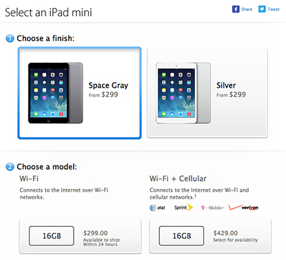 Space gray Apple iPad mini is now available - Space-gray Apple iPad mini hits the Apple Stores