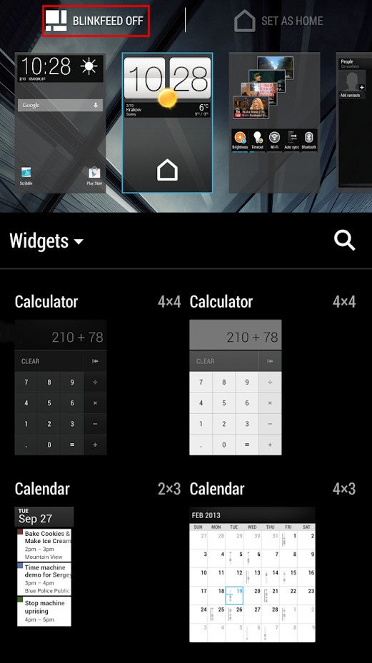 How to disable Blinkfeed - How to disable Blinkfeed in Sense 5.5