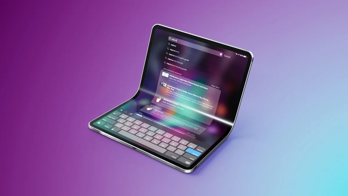 Foldable iPad concept.