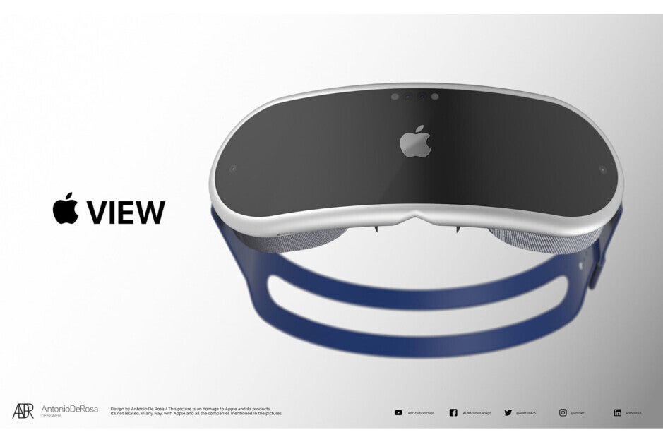 Apple AR headset concept by AntonioDeRosa - Apple Glasses: news, rumors, expectations