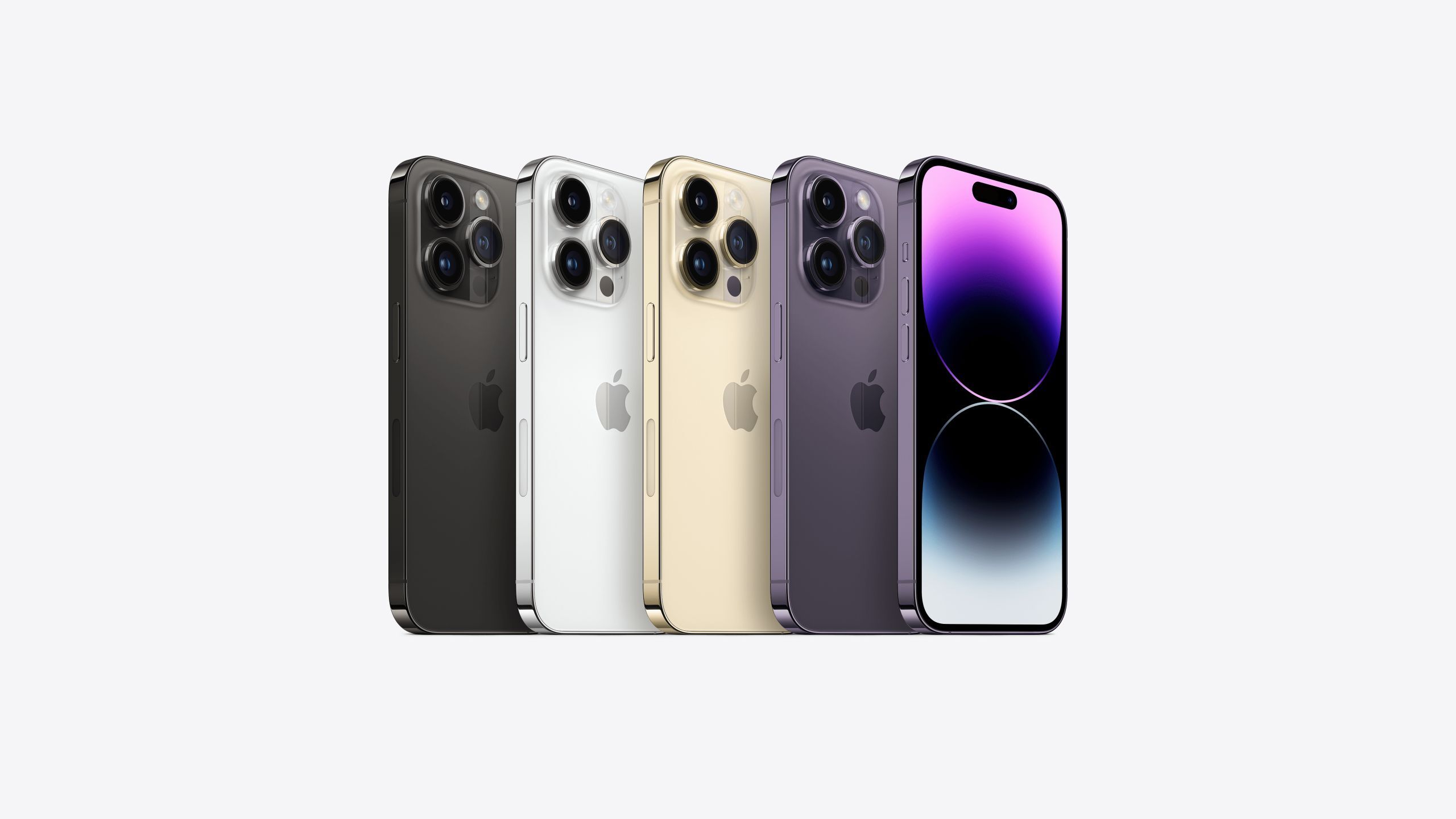 Apple iPhone 14 Pro and Pro Max color options