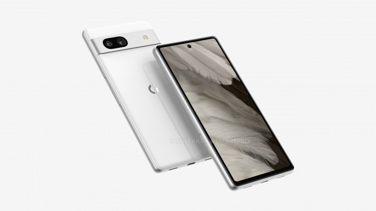We can see what looks like brushed matte aluminum on the sides of the phone. - Pixel 7a release date, price, features, and news