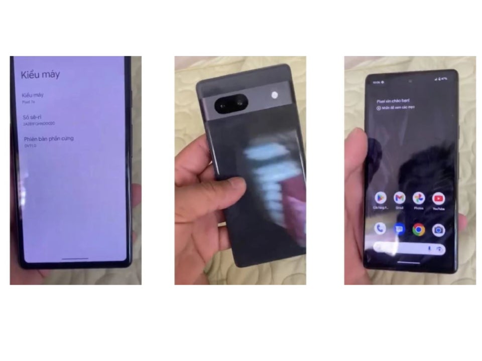 The Pixel 7a leaked photos from the back too. Not to be confused with the 7 or 6a. - Pixel 7a release date, price, features, and news