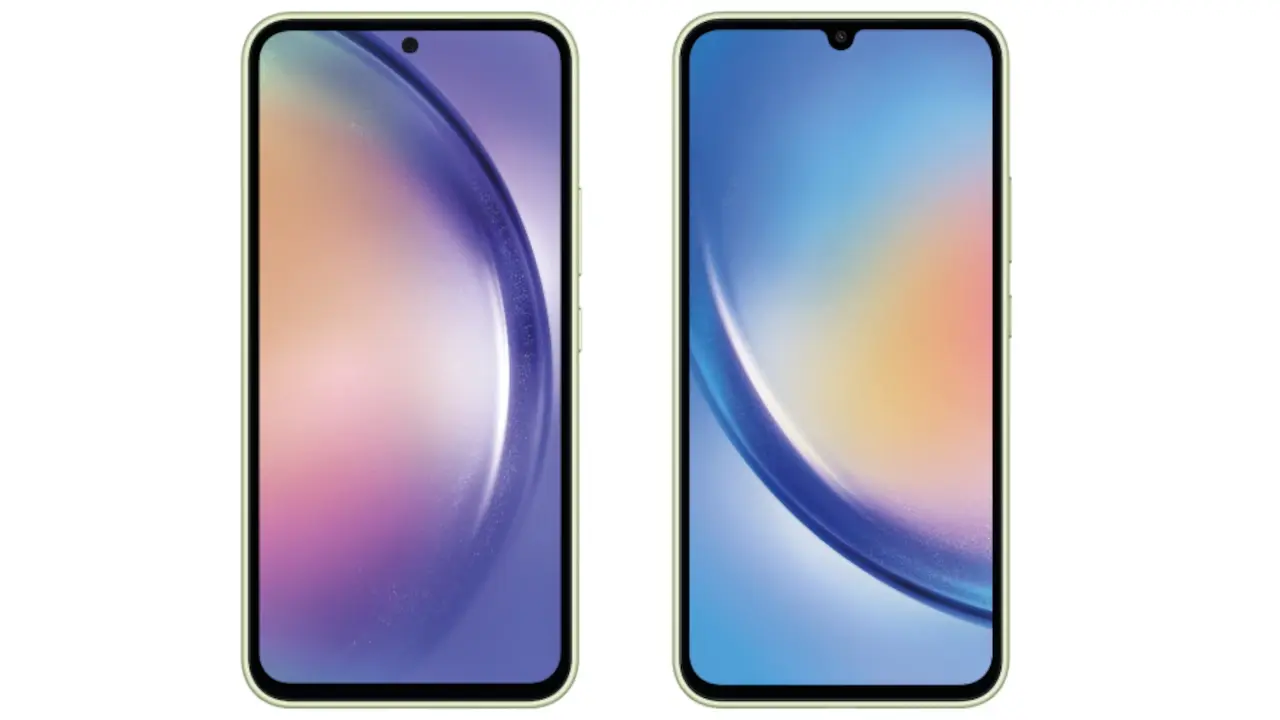 The most recent leaked images of the two phones. (Image Source - Evan Blass) - Galaxy A54 and Galaxy A34 release date, price, features, and news