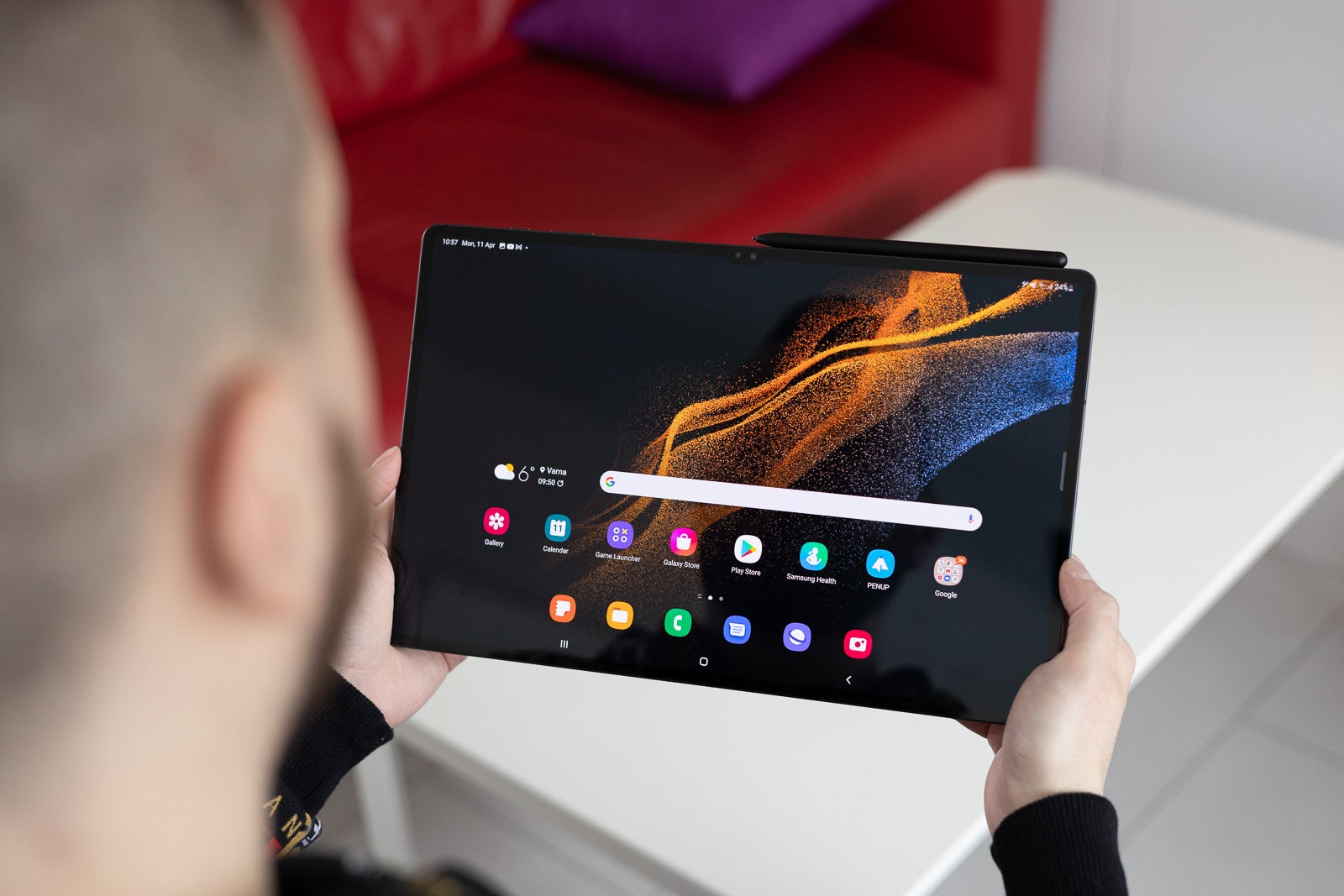 Gorgeous Galaxy Tab S8 Ultra display (Image credit - PhoneArena) - Samsung Galaxy Tab S9 release date, price, features, and news