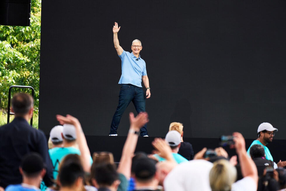 Tim Cook during Apple&#039;s 2023 WWDC event - Tim Cook: Apple CEO and the man who made Apple a trillion-dollar company
