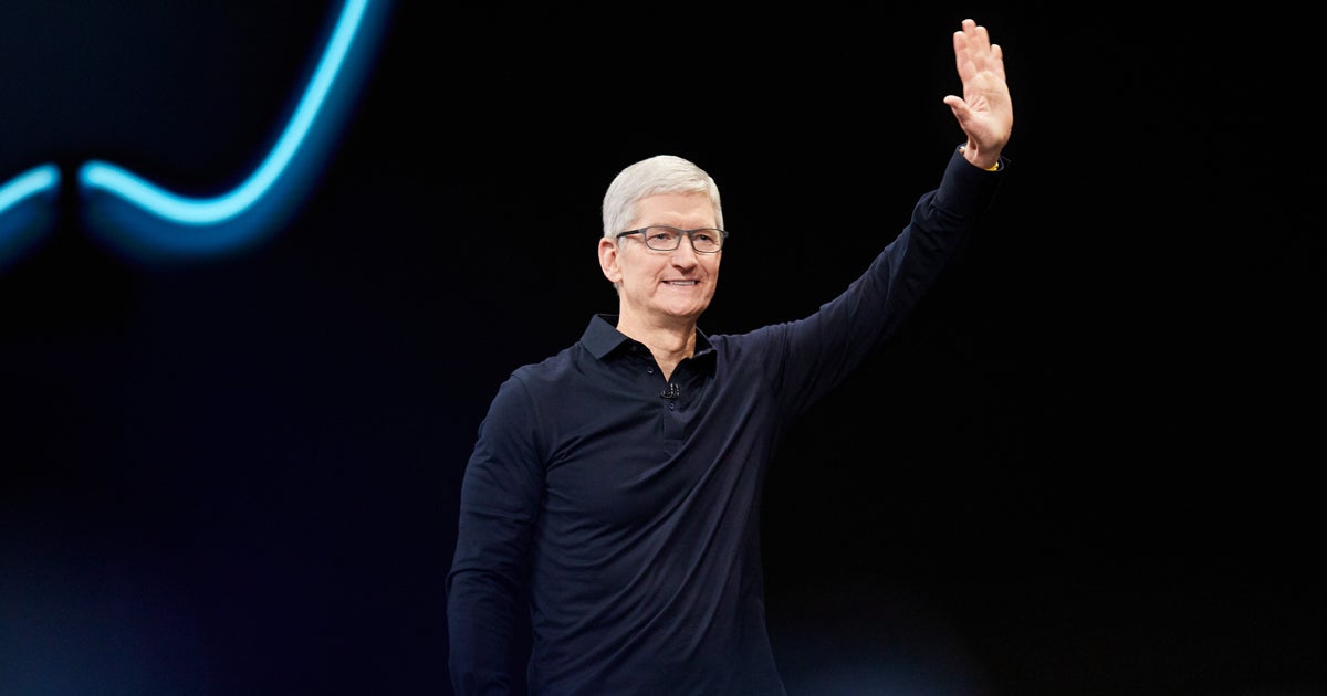Tim Cook during WWDC 2019 keynote - Tim Cook: Apple CEO and the man who made Apple a trillion-dollar company