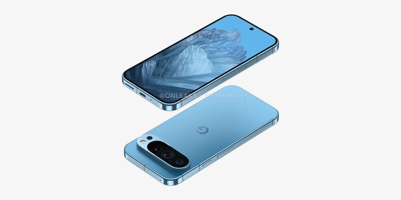 (Image credits to OnLeaks and 91Mobiles) Pixel 9 renders and possible design.