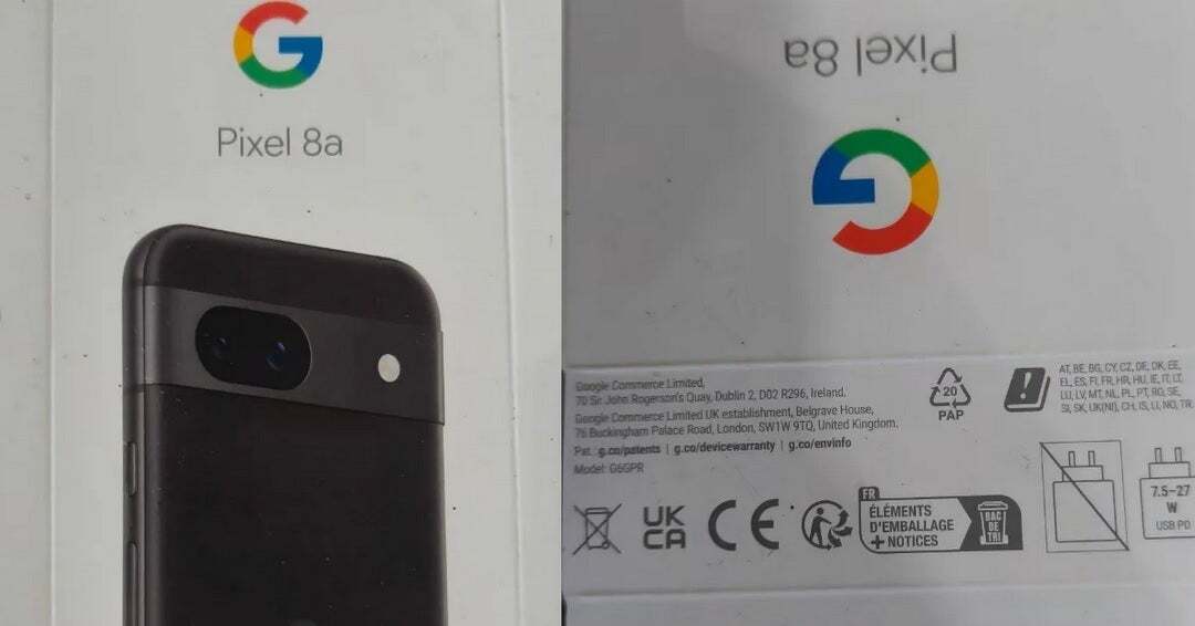 Alleged Pixel 8a retail box - Google Pixel 8a release date predictions and its pricing, features, and specs