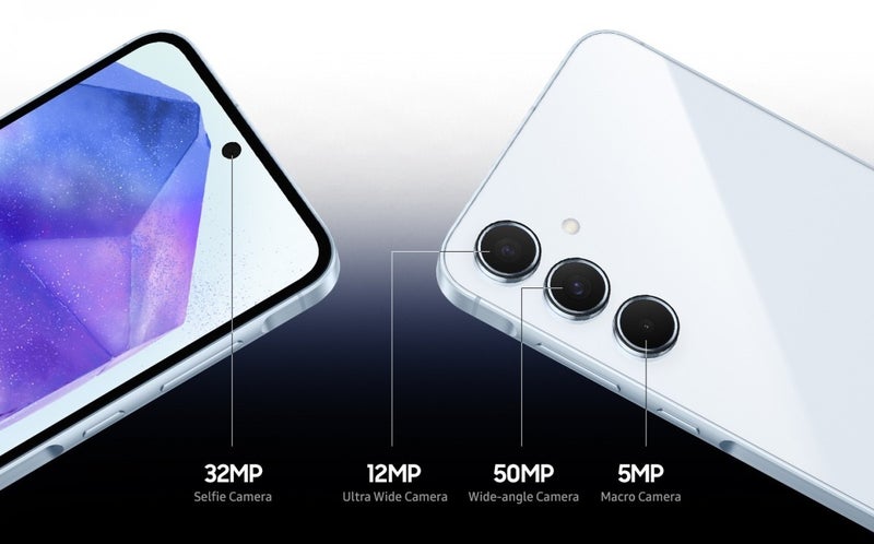 Galaxy A55 5G cameras.