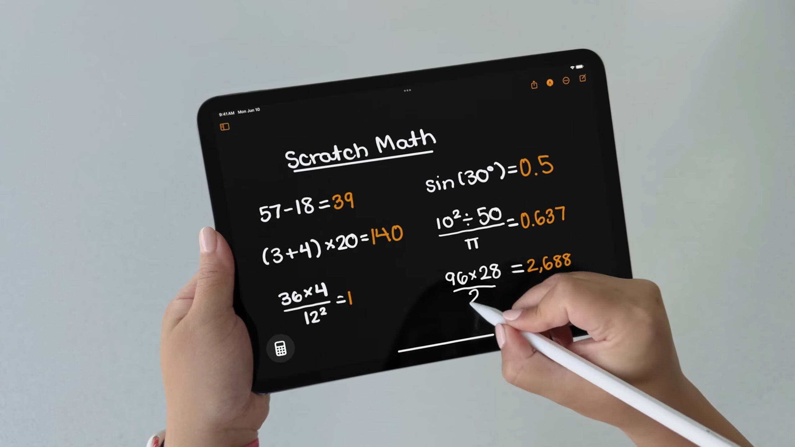 The Calculator app is in the house! - Apple iPad Pro M4 (2024) release date, pricing, features and specs