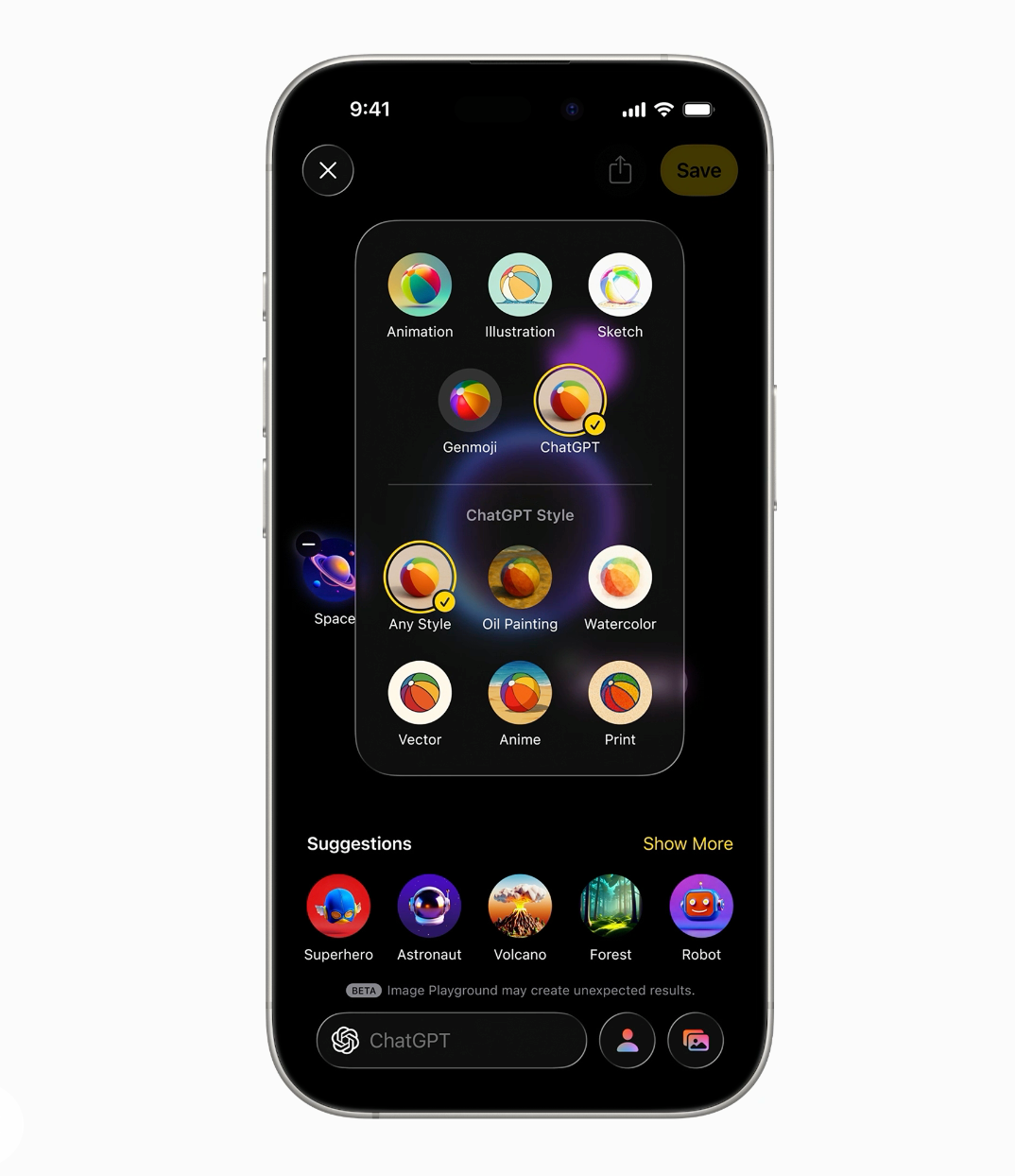 ChatGPT&#039;s visual styles are reined into Image Playgrounds (Image Credit-Apple) - iOS 26: Release date expectations, new features, and compatible iPhones