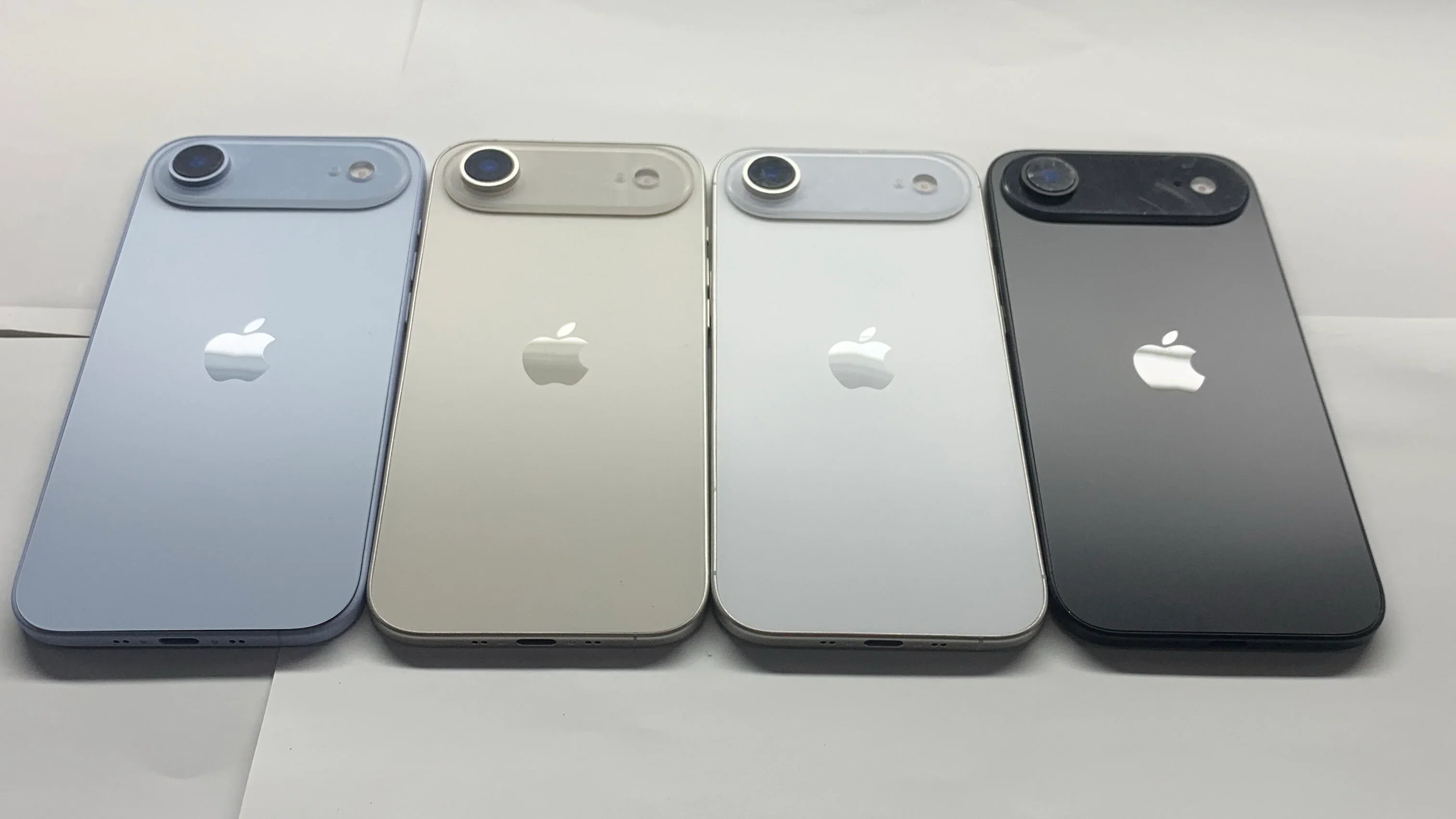 The iPhone 17 Air possible color options. | Image credit &ndash; Sonny Dickson - iPhone 17 Air release date expectations, price estimates and upgrades