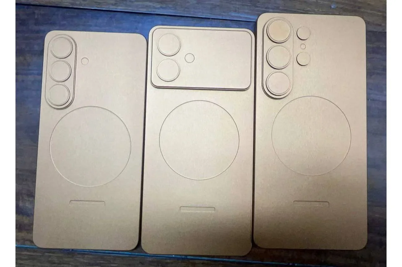 Dummy units of the whole Galaxy S26 series. | Image Credit - Sonny Dickson - Galaxy S26 Edge release date expectations, price estimates, and upgrades