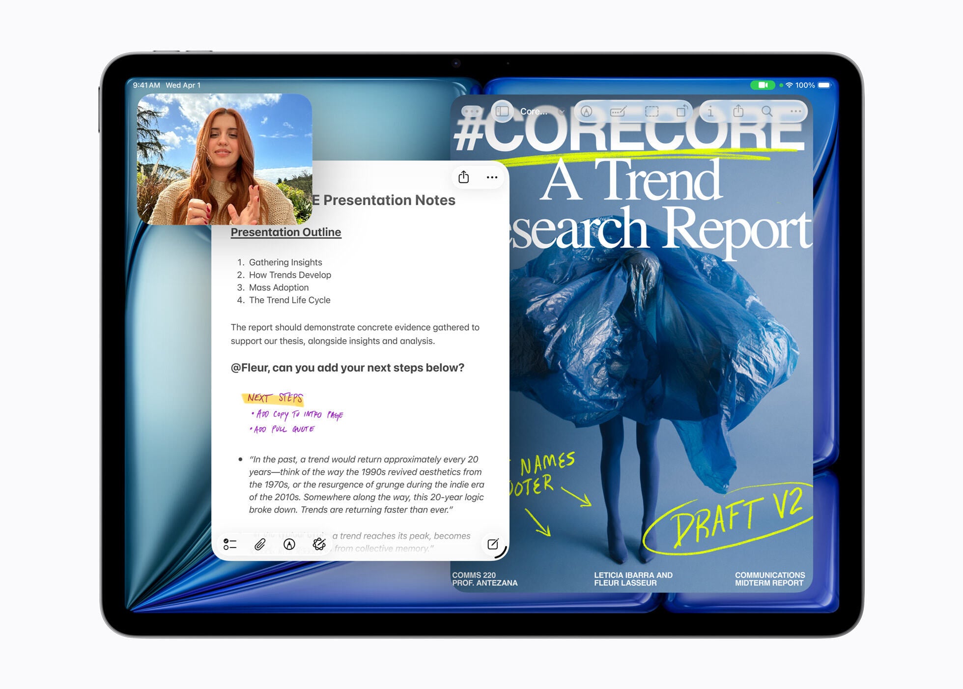 The new iPad Air M4. | Image by Apple - iPad Air (2026) release date, price, specs, and must-know features