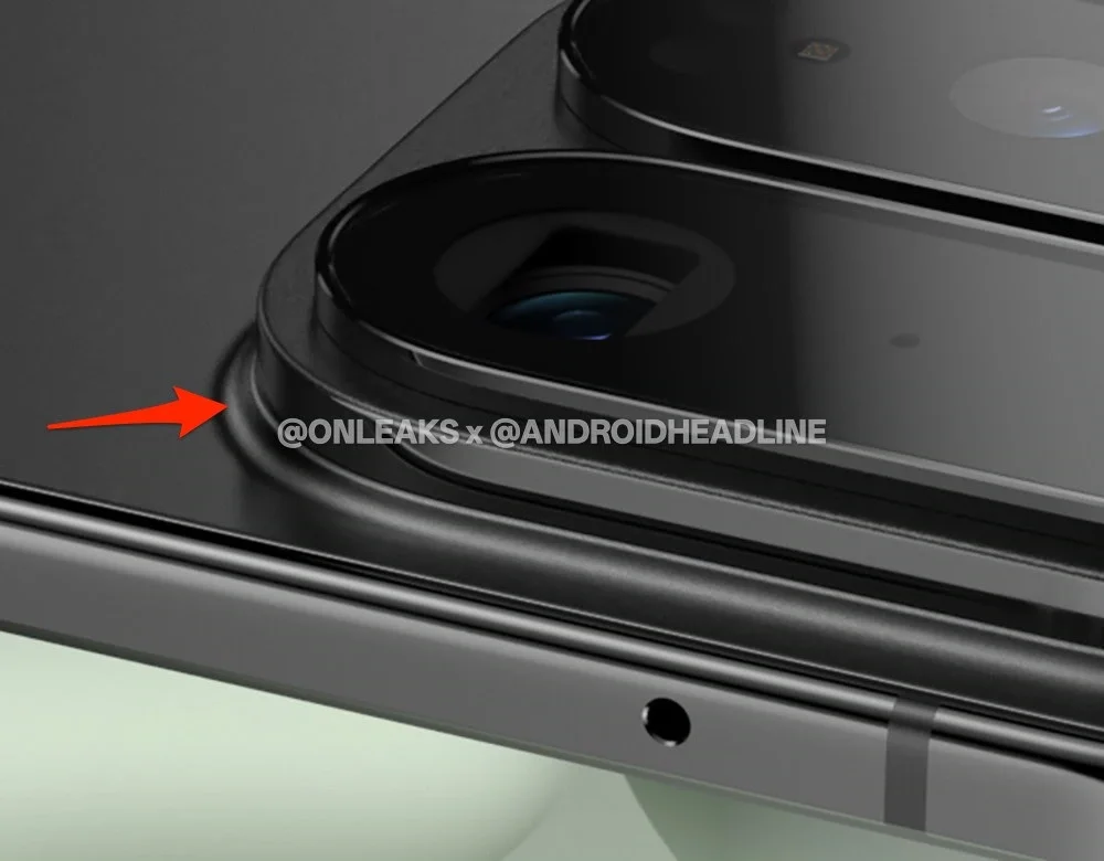 The slight change in the camera bump. | Image by OnLeaks and Android Headlines - Google Pixel 11 Pro Fold release date expectations, price estimates, and upgrades