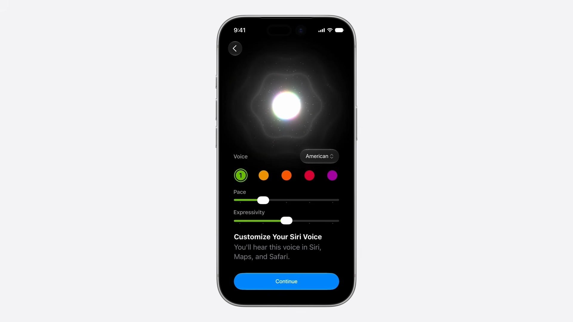 Siri voice customizations. | Image by Apple - iOS 27: Release date expectations, new features, and compatible iPhones