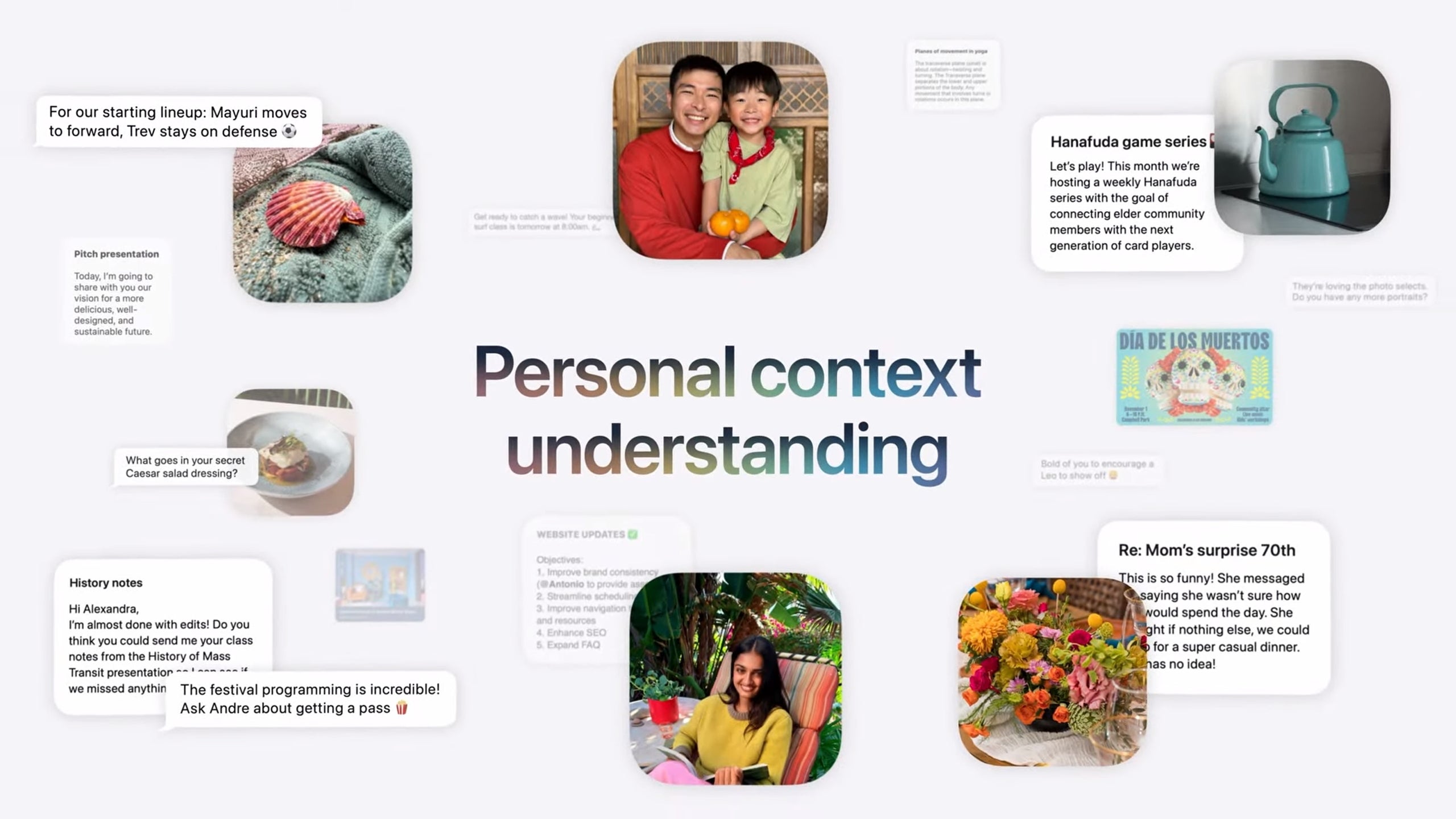 Personal context understanding. | Image by Apple - iOS 27: Release date expectations, new features, and compatible iPhones