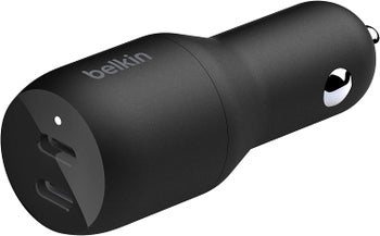 Belkin dual USB-C car charger