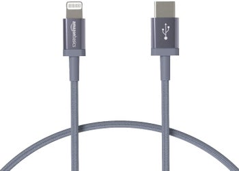 AmazonBasics nylon braided USB-C to Lightning cable