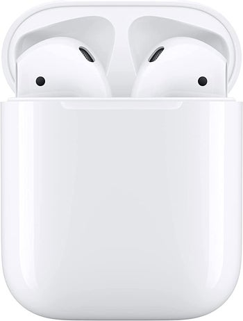 The Apple AirPods 2 with Lightning Charging Case are 38% off on Amazon!