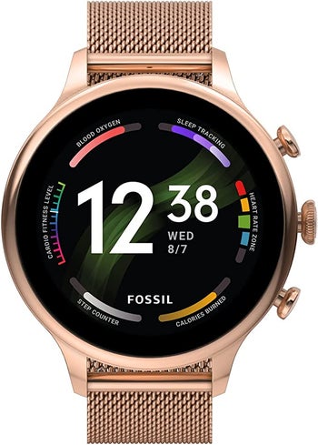 Fossil Gen 6 42mm Rose Gold color: Now 34% OFF on Amazon