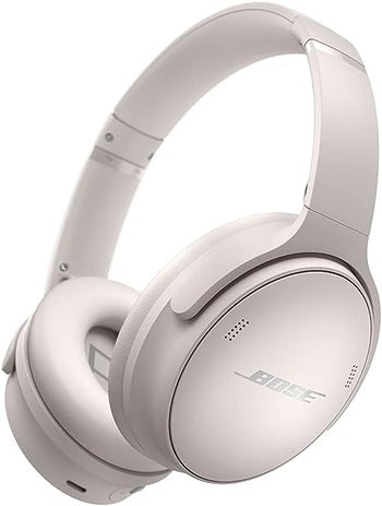 Bose QuietComfort 45 Over-the-Ear Noise Cancelling Headphones - White Smoke