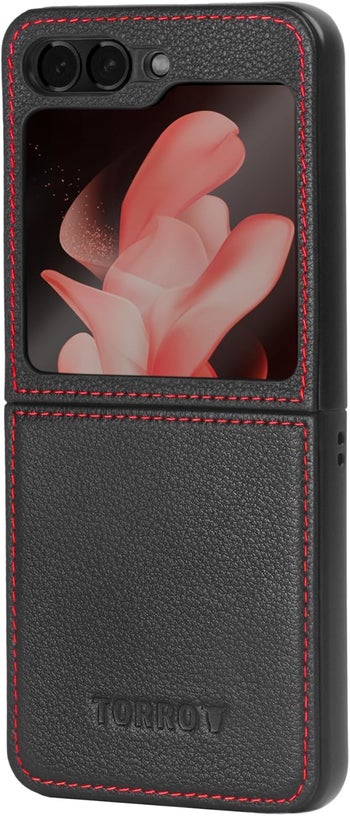 TORRO Leather Case for Z Flip 5