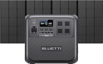 BLUETTI AC180 + PV350 solar panel: 37% off