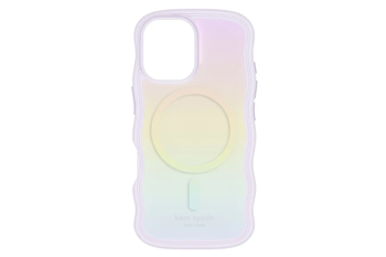 kate spade new york - Wavy Case with MagSafe for Apple iPhone 16 - Opal Iridescent