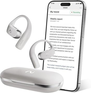 Viaim OpenNote open design earbuds for meetings, calls