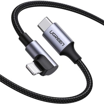 UGREEN Right Angle Lightning Cable MFi Certified USB C