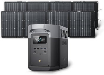 Delta 2 Max with 2x220W solar panels: 13% off