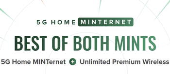 5G Home MINTernet with Unlimited phone plan: $40/mo