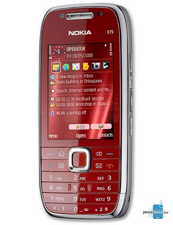 Nokia E75 US specs